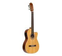 SCL70 Clásico Guitarra Con Tapa de Abeto Y Activo Preamplificador, Mate, Natural