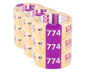 Scley 3 rollos cinta doble cara, Cintas adhesivas para alfombras anchos 50mm, eslora 25m, cinta de doble cara serie *774*, adhesivos para colgar cuadros, berner adhesivo, A0313-742550 (Paquete de 3)