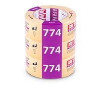 SCLEY 3 rollos cinta doble cara, Cintas adhesivas para alfombras anchos 50mm, eslora 25m, cinta de doble cara serie *774*, adhesivos para colgar cuadros, berner adhesivo, A0313-742550