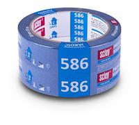 Scley cinta de pintor, cinta carrocero ancho 48mm, eslora 33m, 2 piezas, Cinta de carrocero azul, masking tape Serie *586*, A0300-860248