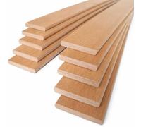 SCM Créations - Lote de 10 láminas de 63 cm (630 mm), ancho 53 mm de grosor 8 mm | somier cama sofá clic clac bz | 7 pliegues, repuesto reforzado resistente, soporte para colchón