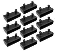 SCM Créations - Lote de 10 puntas de lama de 53 mm | Fijación de plástico reforzado, somier cama sofá clic clac bz colchón | Fijación soporte tapa