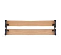 SCM Créations Lote de 2 láminas de 79 cm de Largo, 38 mm de Ancho (790x38x8) con 2 Tacos de Clip | para somier, sofá Cama, Clic clac y BZ | Lamas de Repuesto, Soportes de Plástico, Apoyo para colchón