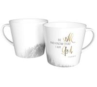 SCM Taza Be still and know - Decoración dorada