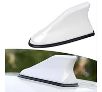 SCMDNOZ Antena Aleta Tiburon para Ford C-MAX 2010-2014 2015 2016 2017 2018 2019, Antena Techo Coche Radio Amplificador Señal, Accesorios Coche,White