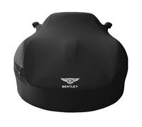 SCMDNOZ Funda Coche para Bentley Continental 1991-2022 2023 2024 2025, Cubierta de Coche Interior con Logo Tela Elástico de Terciopelo Suave Antipolvo Transpirable,Black