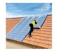 SCMYZLYD Cinta para grietas en asfalto, Cinta de butilo reparación techos asfalto Aislamiento térmico reflectante 2 mm x 1 m 3-10(THK2mm/W1*L6m)