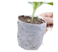SCMYZLYD Macetas de Tela para jardín, Paquete de Bolsas Cultivo no Tejidas 100 tamaños múltiples for plántulas jardín(12x13cm)