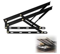 SCMYZLYD Mecanismo de elevación de Cama hidráulica, Mecanismo hidráulico de bisagra for elevación Cama Plegable for Caja Almacenamiento, Soporte for sofá Elevador(Black,90cm)