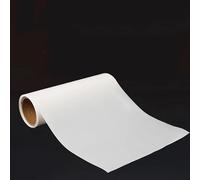 SCMYZLYD Rollos de cinta de película de PTFE, 1 hoja de película PTFE blanca 300x500mm 0,1-0,5mm(0.4mm)