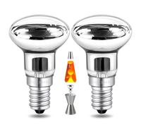 SCNNC Bombilla Lámpara Lava E14 R39 Regulable, Reflectora R39 Blanco Cálido 2700K, Bombilla Foco Reflector Lámpara de Lava E14 para Lampara de Lava Glitter Lampara Bubble, Paquete de 2