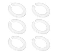 SCNNC E27 a e14 Plástico Convertidor de Anillo de Pantalla, 42mm a 29mm Reductor de Anillo de Pantalla para Montaje de Pantallas con Rosca Edison en Portalámparas con Casquillo de Bayoneta, 6 Piezas