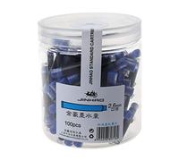 Scnvsi 100 cartuchos de tinta para pluma estilográfica Jinhao l, color negro y azul, recambios de 2,6 mm