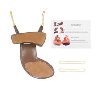 Scnvsi Violín Mentonera Almohadilla Protector Violín Hombrera Piel de Oveja Hombrera Accesorios para Instrumentos Musicales Durable