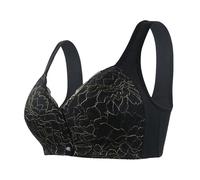 SCOCCA Sujetadores para Mujer Sujetador De Botón Delantero, Sujetadores Minimizadores para Mujer Cobertura Total, Sujetador De Encaje para Mujer Soporte