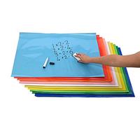 Scola Hojas de papel para póster, 10 hojas, colores surtidos, 760 x 510 mm, herramientas educativas, exhibiciones escolares, ideal para aulas, escuelas, oficinas, tableros de exhibición y tablones de
