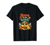 Scone to be Wild Hippie Baking Foodie Gráfico Camiseta