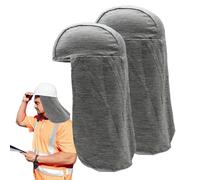 Sconombito del sol High Hat - Protector para el cuello transpirable, cubierta reflectante para sombra | 2 piezas de sombreros para el cuello de secado rápido, protección solar con sombrero duro con
