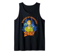 Scooby Doo Beware of Monsters Halloween Camiseta sin Mangas