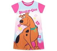 Scooby Doo Camisón Camisónes Floral Niñas | Camisón Scooby para Niñas | Camisónes Manga Corta Niñas Rosa 5-6 Años