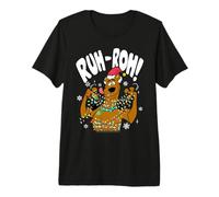 Scooby-Doo Christmas Lights Ruh Roh! Camiseta Premium