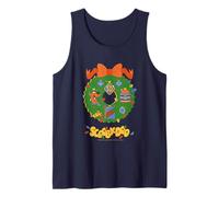 Scooby-Doo - Corona navideña SD Snacks Festive Cheer Camiseta sin Mangas