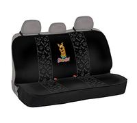 Scooby Doo - Funda impermeable para asiento trasero de coche para perro, resistente color negro, funda de asiento trasero Oxford para perros, fundas interiores para automóvil, camión, furgoneta, SUV