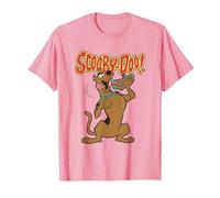 Scooby Doo Let's Eat Sandwich Camiseta, Hombre, Rosado, 3XL