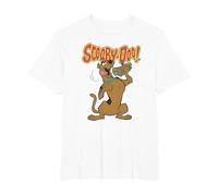 Scooby Doo Let's Eat Sandwich Camiseta, Hombre Tallas Grandes, Blanco, 4X Alto