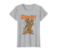Scooby Doo Let's Eat Sandwich Camiseta, Mujer, Gris Jaspeado, 3XL