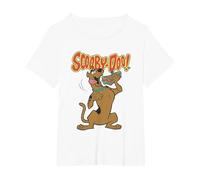 Scooby Doo Let's Eat Sandwich Camiseta, Mujer Tallas Grandes, Blanco, 3XL Grande