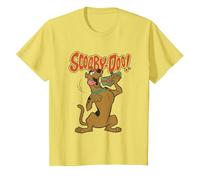 Scooby Doo Let's Eat Sandwich Camiseta, Niños, Limón, 4 años