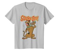 Scooby Doo Let's Eat Sandwich Camiseta, Niños, Plata, 3 años