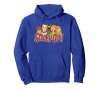Scooby-Doo Scooby Gang Sudadera con Capucha, Unisex para Adultos, Azul Real, L