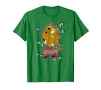 Scooby-Doo Shaggy Being Watched Camiseta, Hombre, Verde Kelly, S
