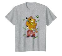 Scooby-Doo Shaggy Being Watched Camiseta, Niños, Gris Jaspeado, 3 años