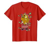 Scooby-Doo Shaggy Being Watched Camiseta, Niños, Rojo, 2 años