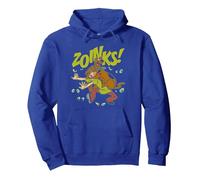 Scooby-Doo Shaggy Zoinks Sudadera con Capucha, Unisex para Adultos, Azul Real, XL