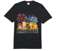 Scooby-Doo Summer Fire Works Comfort Colors Adult Heavyweight T-Shirt