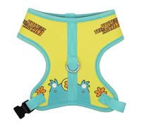 Scooby Doomics - Arnés para mascotas con hebilla de plástico, color azul máquina misteriosa, se adapta a perros con cuello de 15 pulgadas y contorno de pecho de 19 a 29 pulgadas.
