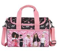 Scooli - Bolsa de Deporte Infantil Barbie - Amplio Compartimento Principal - Bandolera Ajustable - Diseño de superhéroe - Resistente