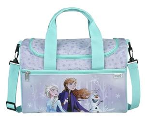 Scooli - Bolsa de Deporte Infantil Disney Frozen - Amplio Compartimento Principal - Bandolera Ajustable - Diseño Anna&Elsa - Resistente