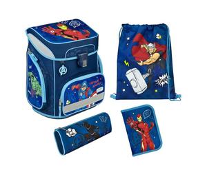 Scooli EasyFit Juego de mochilas escolares 5 piezas azul