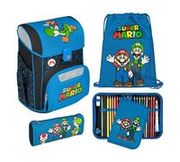 Scooli EasyStart Juego de mochilas escolares 5 piezas gasolina