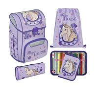 Scooli EasyStart Juego de mochilas escolares 5 piezas lila