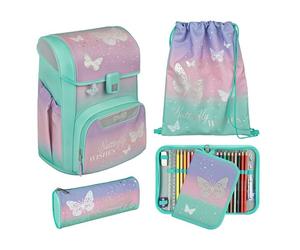 Scooli EasyStart Juego de mochilas escolares 5 piezas verde