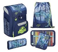 Scooli - EasyStart set de mochila escolar - mochila escolar ergonómica para primaria - set de varias piezas - Jurassic World