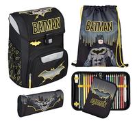 Scooli - EasyStart set de mochila escolar - mochila escolar ergonómica para primaria - set de varias piezas - Batman