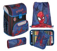 Scooli - EasyStart set de mochila escolar - mochila escolar ergonómica para primaria - set de varias piezas - Spider-Man