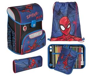Scooli - EasyStart set de mochila escolar - mochila escolar ergonómica para primaria - set de varias piezas - Spider-Man